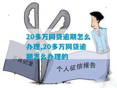 网贷20万逾期七八年了如何解决