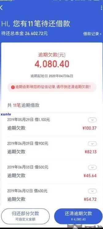 任性贷欠款1万怎么办