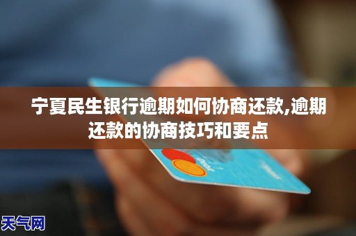 重庆民生银行逾期还款协商技巧大揭秘