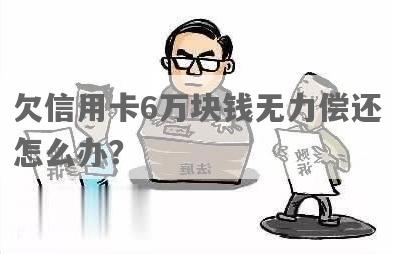 欠6万5的信用卡无力偿还怎么办