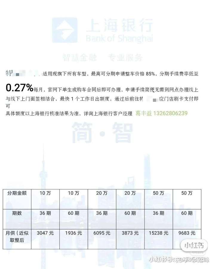 上海银行个性化分期申请流程详解