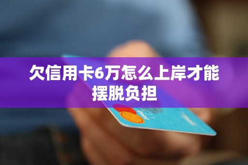 欠高额信用卡还不上怎么处理