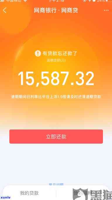 欠支付宝网商贷8万怎么办