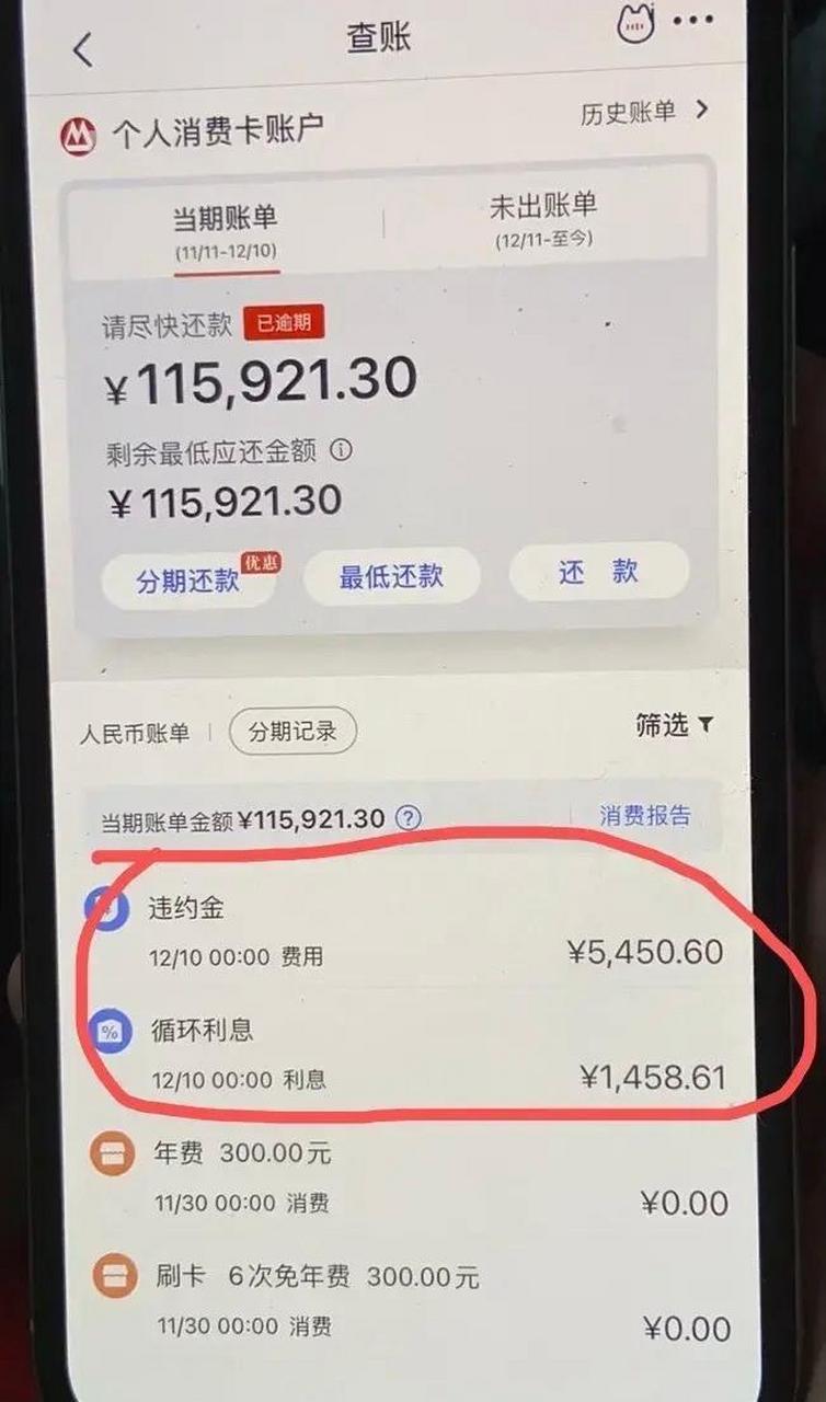 招行信用卡欠12万怎么还