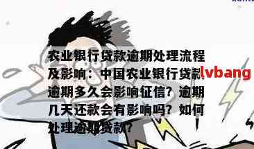 农行农贷逾期怎么办处理方式