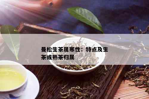 揭秘曼松普洱茶：生普与熟普的辨别指南