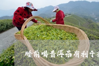 睡前喝帝普洱的普洱茶