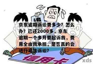 欠京东8000逾期2个月如何处理