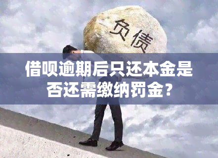 借呗逾期后只还本金是否还需缴纳罚金？