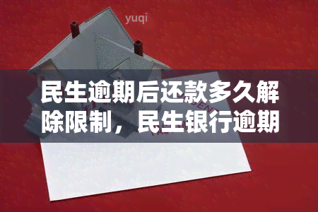 民生逾期后还款多久解除限制，民生银行逾期后，多久可以解除账户限制？