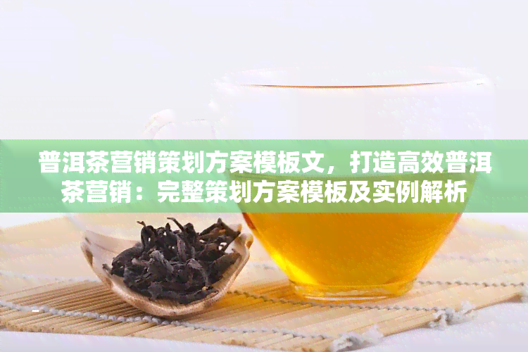 普洱茶营销策划方案模板文，打造高效普洱茶营销：完整策划方案模板及实例解析