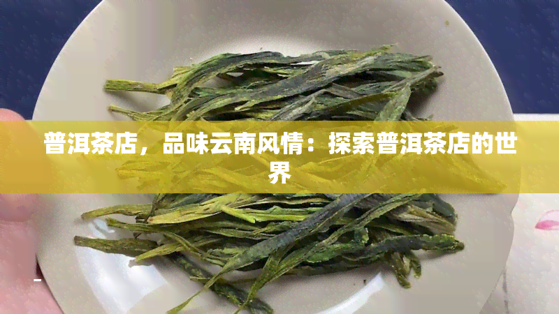 普洱茶店，品味云南风情：探索普洱茶店的世界