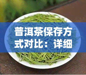 普洱茶保存方式对比：详细图表与深入分析