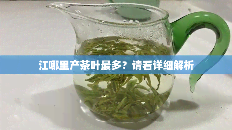 江哪里产茶叶最多？请看详细解析