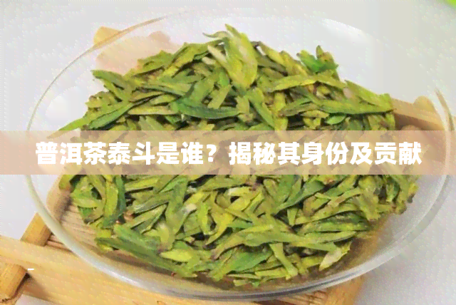 普洱茶泰斗是谁？揭秘其身份及贡献