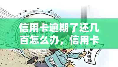 信用卡逾期了还几百怎么办，信用卡逾期未还款数百元，应该怎样处理？