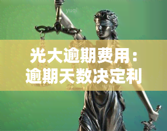 光大逾期费用：逾期天数决定利息，及时还款避免额外支出