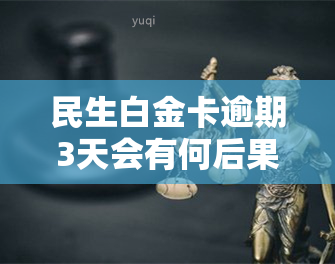 民生白金卡逾期3天会有何后果？逾期处理方法是什么？请了解详情。