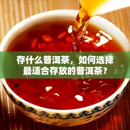 存什么普洱茶，如何选择最适合存放的普洱茶？