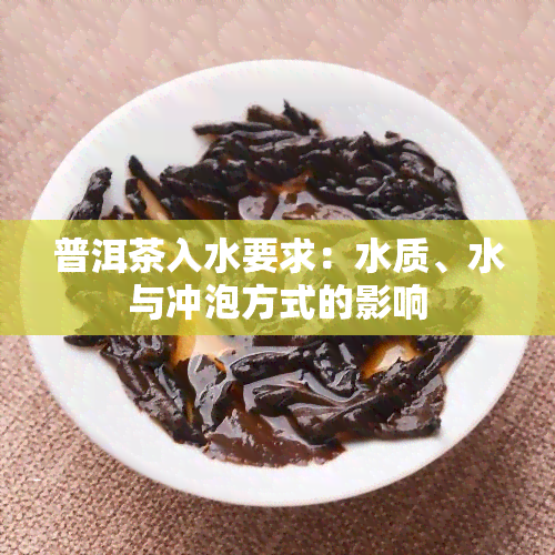 普洱茶入水要求：水质、水与冲泡方式的影响