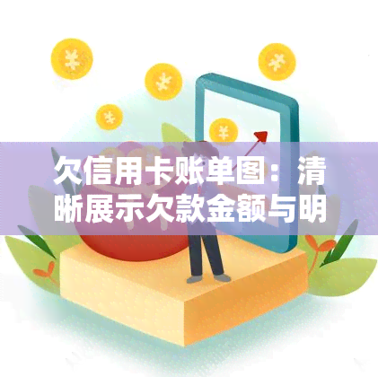 欠信用卡账单图：清晰展示欠款金额与明细