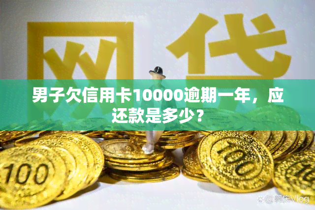 男子欠信用卡10000逾期一年，应还款是多少？