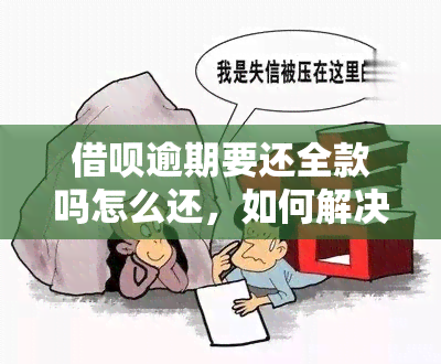 借呗逾期要还全款吗怎么还，如何解决借呗逾期问题？需要全额还款吗？