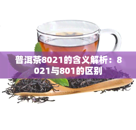 普洱茶8021的含义解析：8021与801的区别