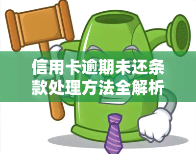 信用卡逾期未还条款处理方法全解析