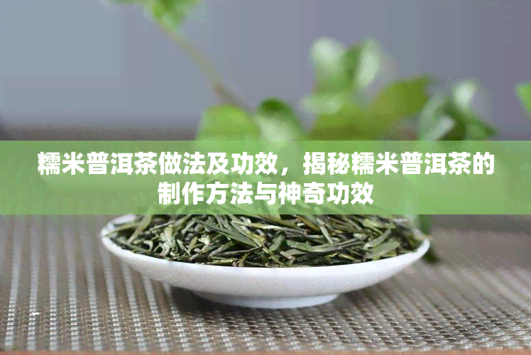 糯米普洱茶做法及功效，揭秘糯米普洱茶的制作方法与神奇功效