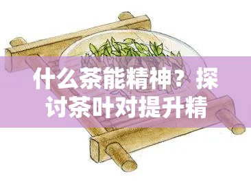 什么茶能精神？探讨茶叶对提升精力的作用与效果