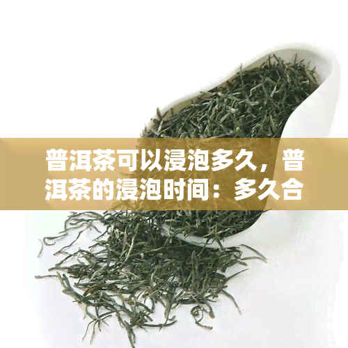 普洱茶可以浸泡多久，普洱茶的浸泡时间：多久合适？