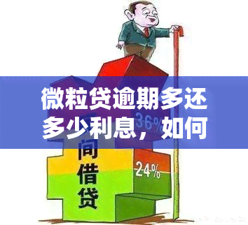 微粒贷逾期多还多少利息，如何计算微粒贷逾期后的额外利息？