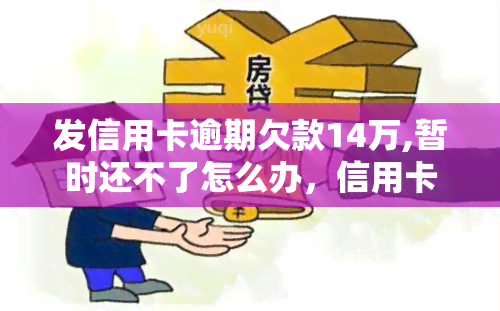 发信用卡逾期欠款14万,暂时还不了怎么办，信用卡逾期欠款14万，无法立即还款应该怎么做？