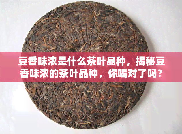 豆香味浓是什么茶叶品种，揭秘豆香味浓的茶叶品种，你喝对了吗？