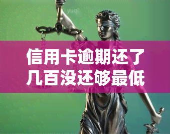 信用卡逾期还了几百没还够更低,他们会诉讼吗，信用卡逾期未还更低额几百元，是否会面临诉讼风险？