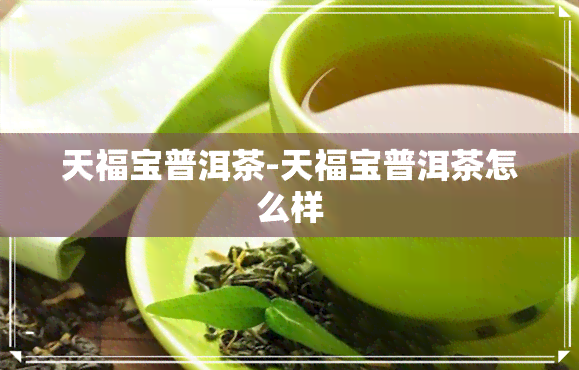 天福宝普洱茶-天福宝普洱茶怎么样