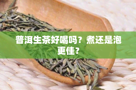 普洱生茶好喝吗？煮还是泡更佳？