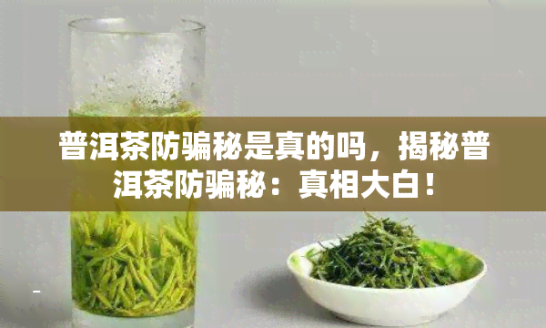 普洱茶防骗秘是真的吗，揭秘普洱茶防骗秘：真相大白！