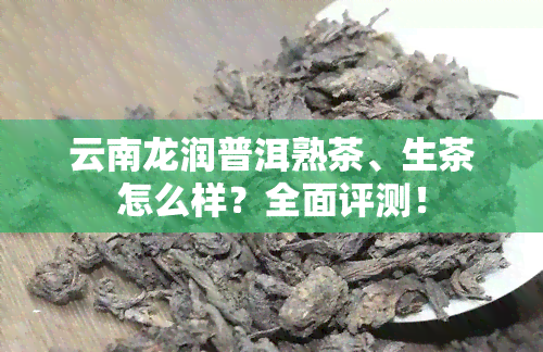 云南龙润普洱熟茶、生茶怎么样？全面评测！