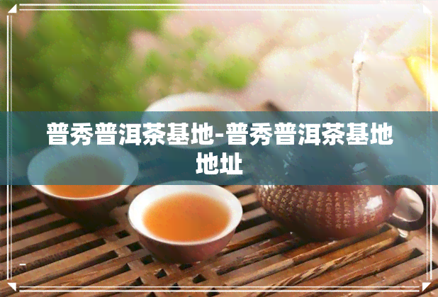 普秀普洱茶基地-普秀普洱茶基地地址