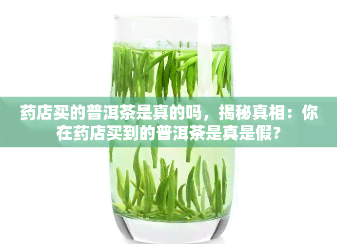 店买的普洱茶是真的吗，揭秘真相：你在店买到的普洱茶是真是假？