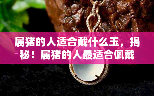 属猪的人适合戴什么玉，揭秘！属猪的人最适合佩戴哪种玉饰品？