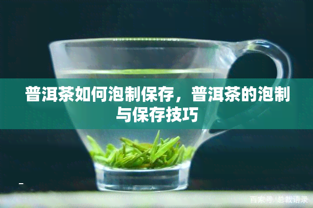 普洱茶如何泡制保存，普洱茶的泡制与保存技巧