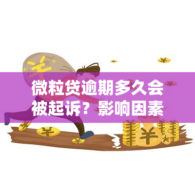 微粒贷逾期多久会被起诉？影响因素解析