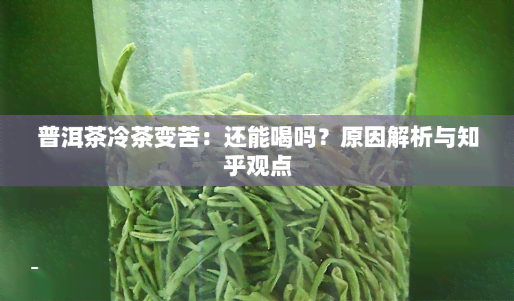 普洱茶冷茶变苦：还能喝吗？原因解析与知乎观点