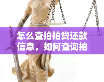 怎么查拍拍贷还款信息，如何查询拍拍贷的还款信息？