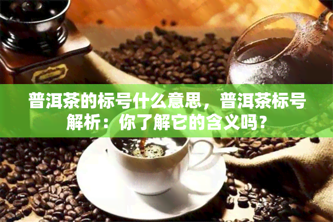 普洱茶的标号什么意思，普洱茶标号解析：你了解它的含义吗？