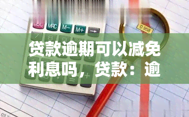 贷款逾期可以减免利息吗，贷款：逾期是否可以减免利息？