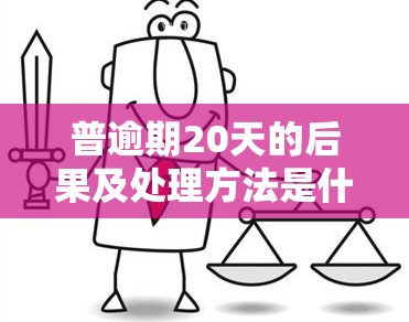 普逾期20天的后果及处理方法是什么？